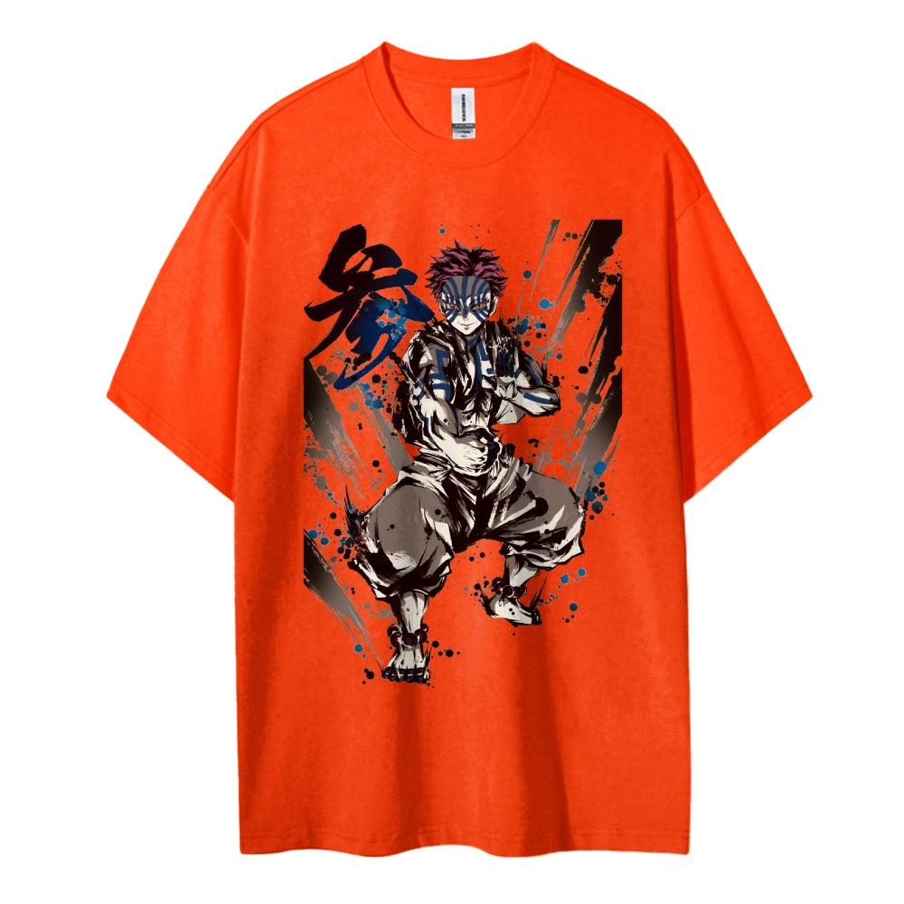 Demon Slayer: Kimetsu no Yaiba Cotton Unisex Crew Neck Anime T-Shirt
