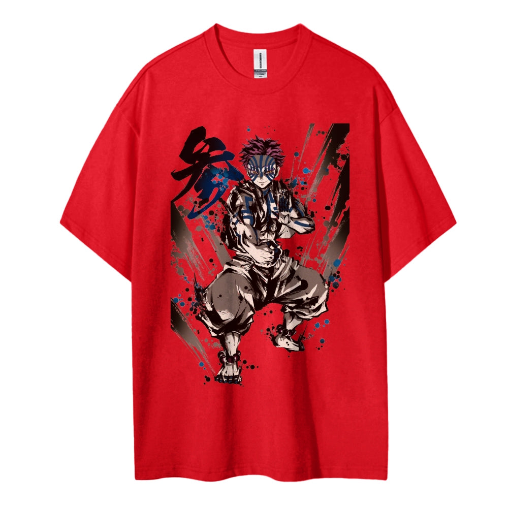 Demon Slayer: Kimetsu no Yaiba Cotton Unisex Crew Neck Anime T-Shirt