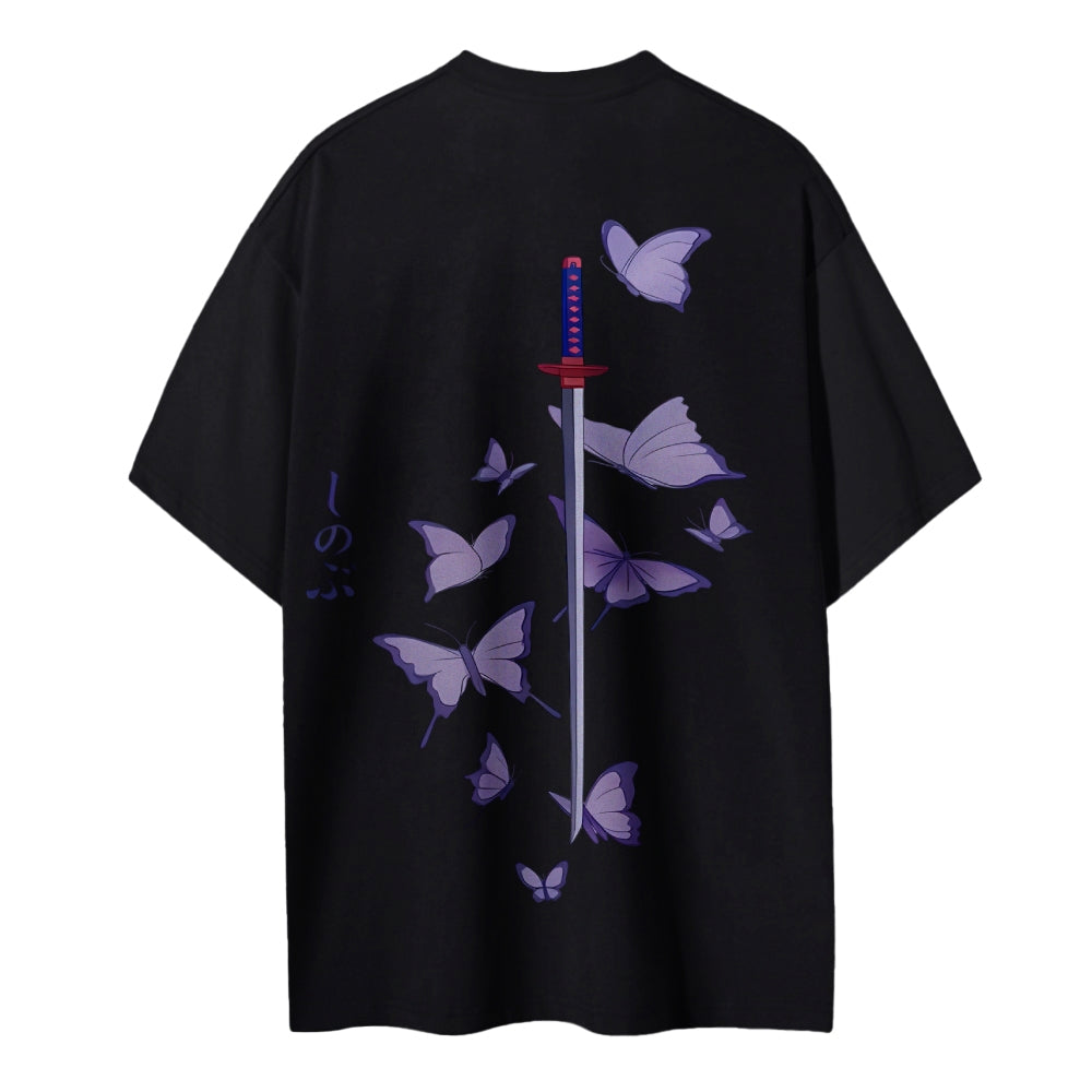 Demon Slayer: Kimetsu no Yaiba Cotton Unisex Crew Neck Anime T-Shirt