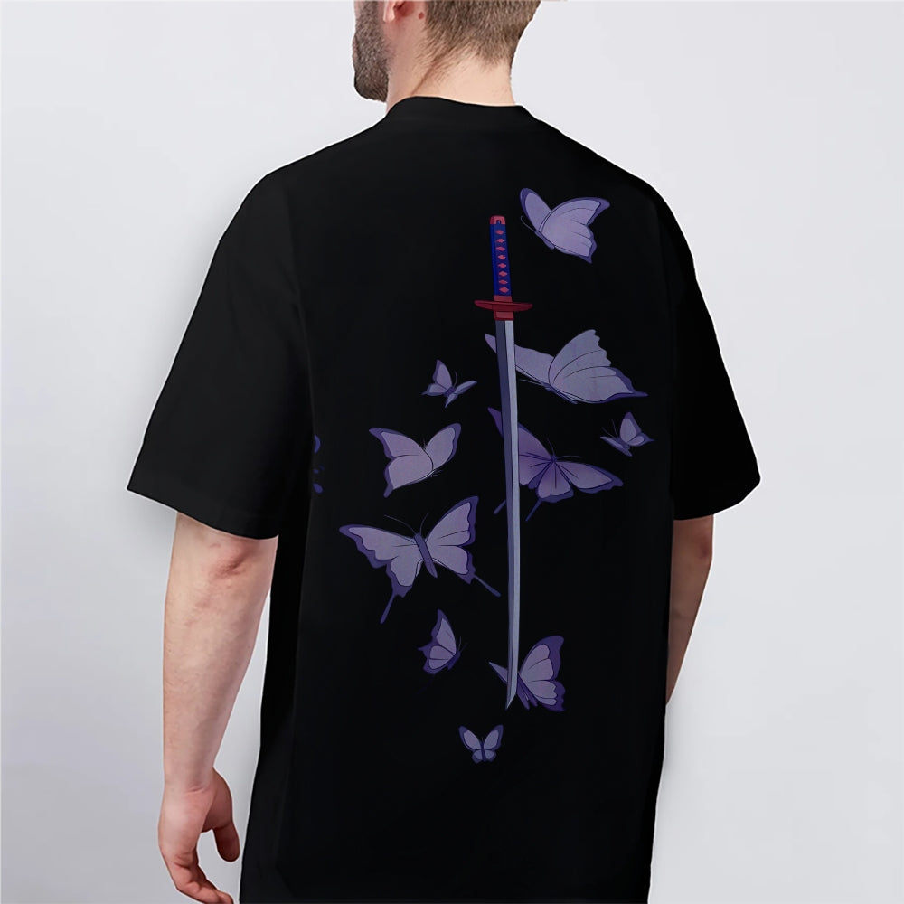 Demon Slayer: Kimetsu no Yaiba Cotton Unisex Crew Neck Anime T-Shirt