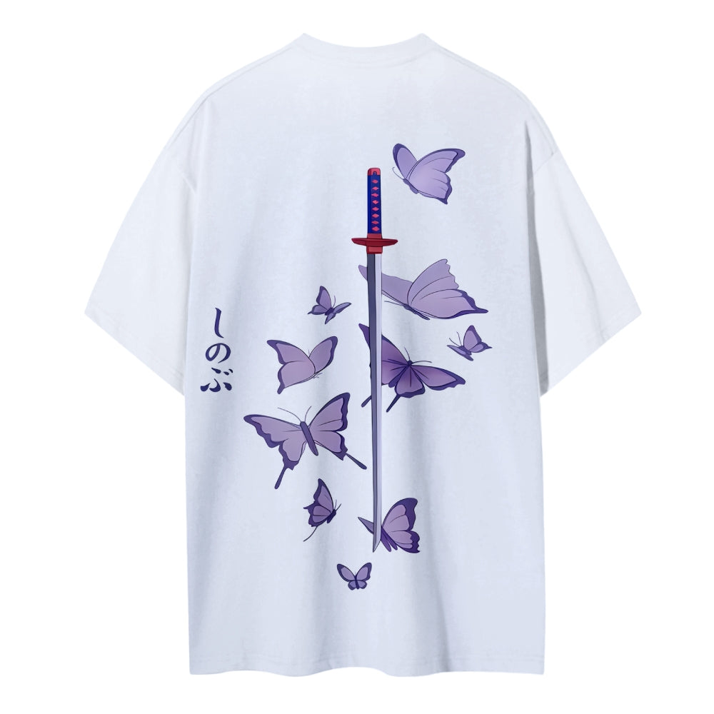 Demon Slayer: Kimetsu no Yaiba Cotton Unisex Crew Neck Anime T-Shirt