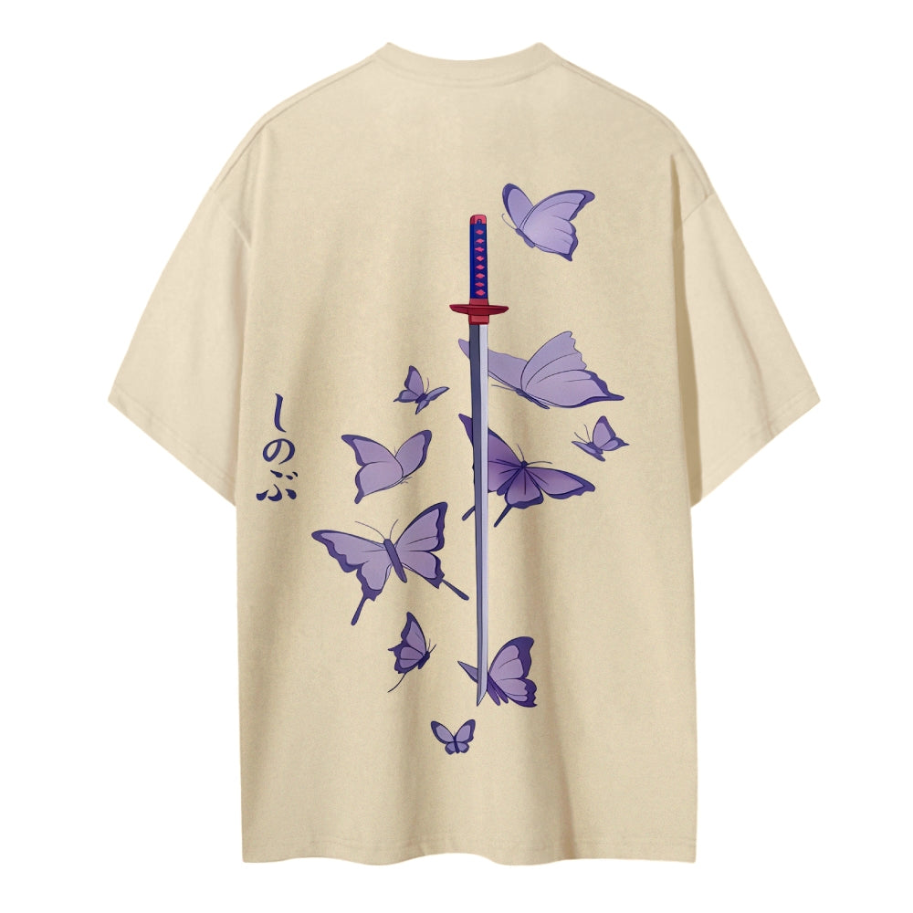 Demon Slayer: Kimetsu no Yaiba Cotton Unisex Crew Neck Anime T-Shirt