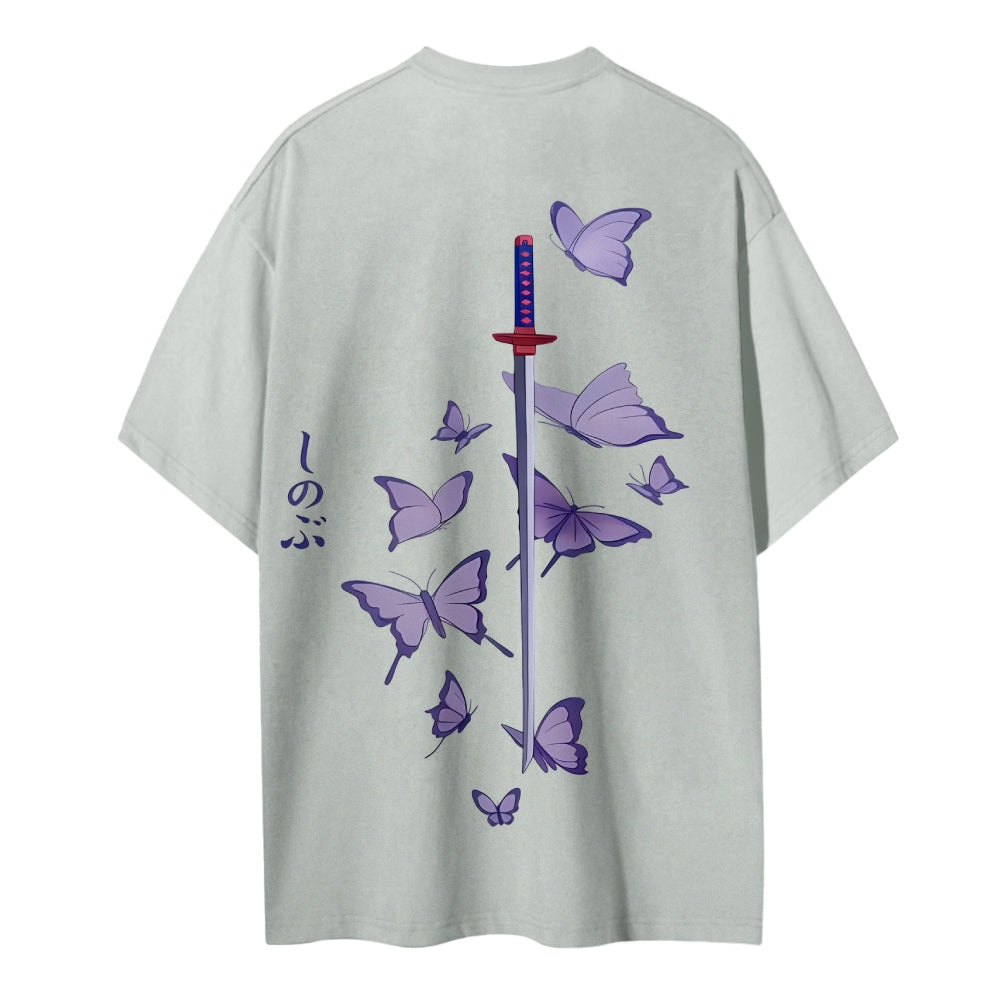 Demon Slayer: Kimetsu no Yaiba Cotton Unisex Crew Neck Anime T-Shirt
