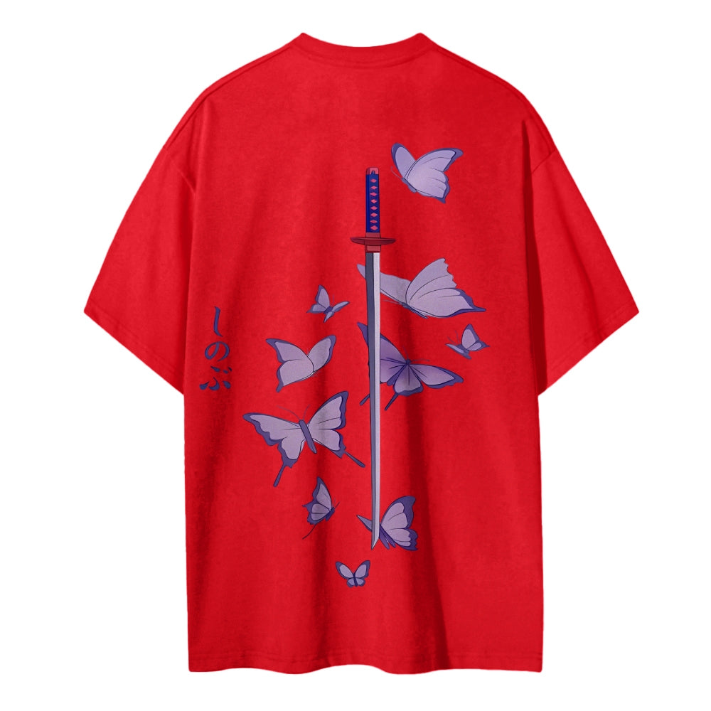 Demon Slayer: Kimetsu no Yaiba Cotton Unisex Crew Neck Anime T-Shirt