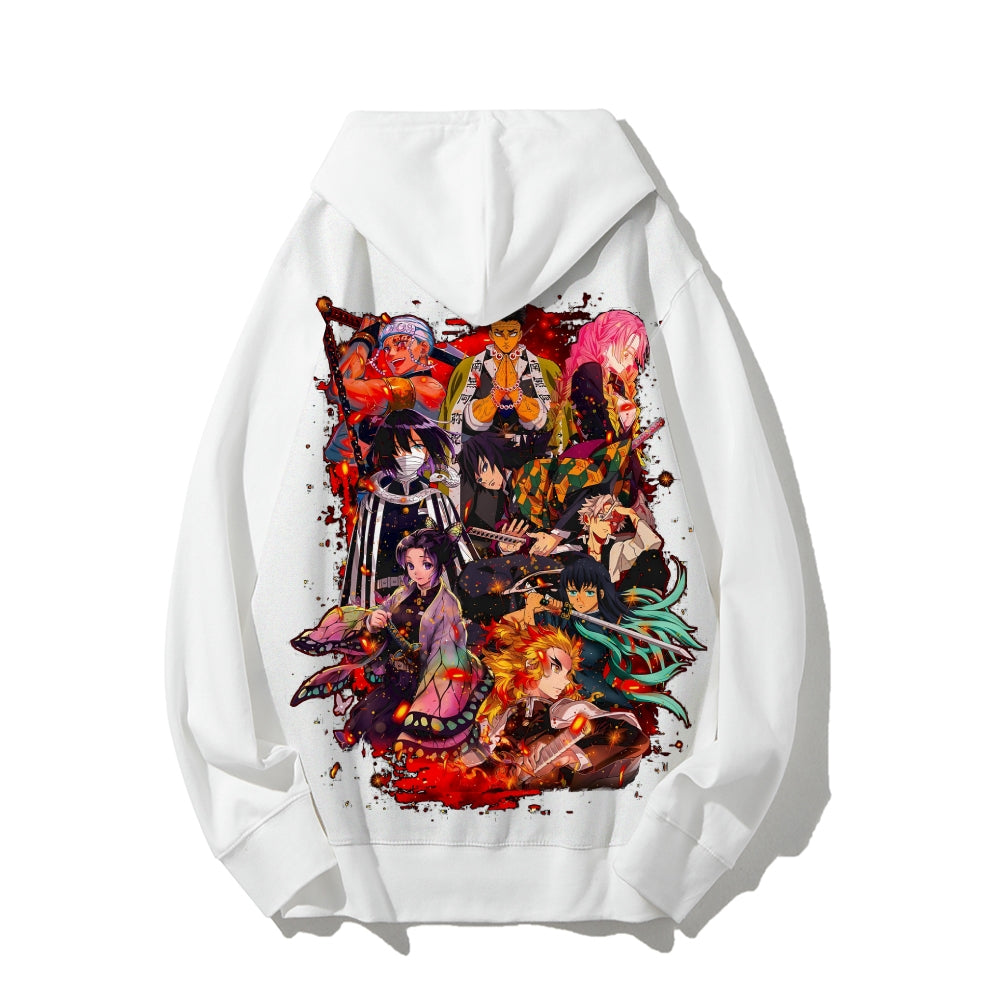 Demon Slayer Cotton Unisex Anime Hoodie