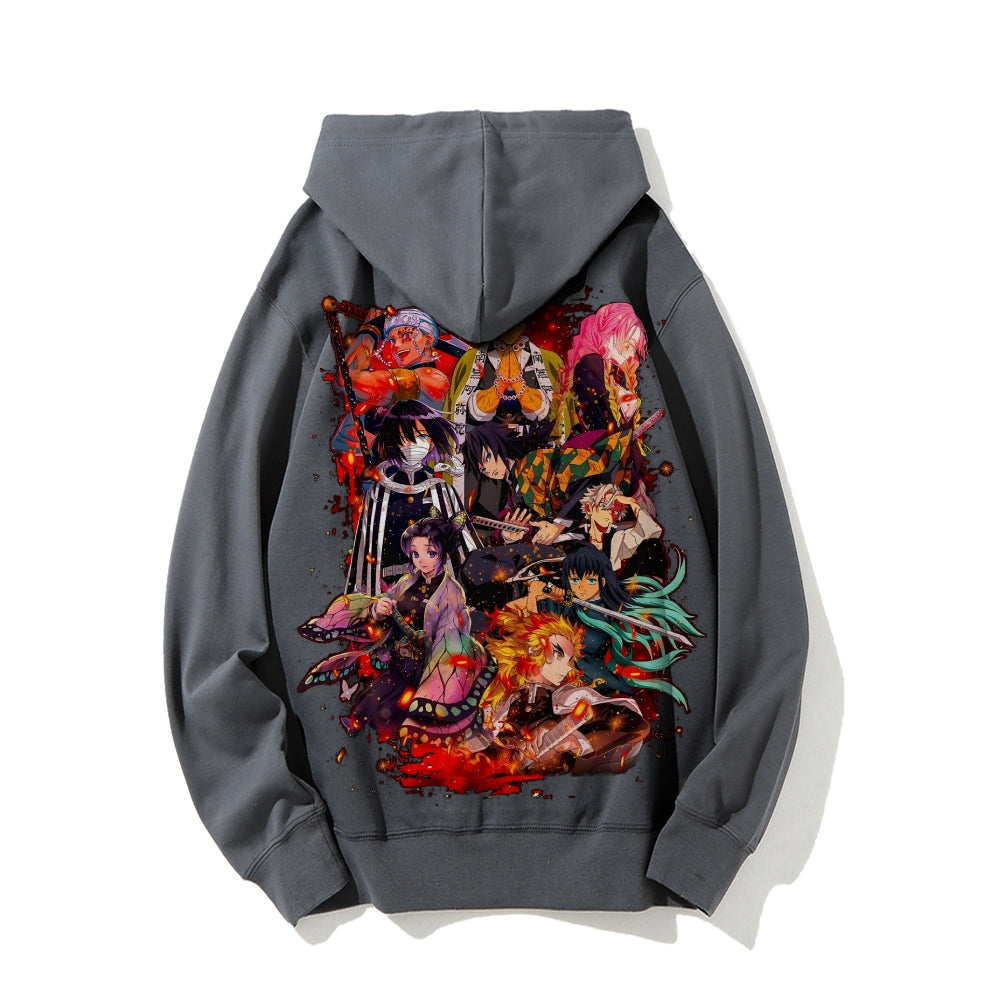 Demon Slayer Cotton Unisex Anime Hoodie