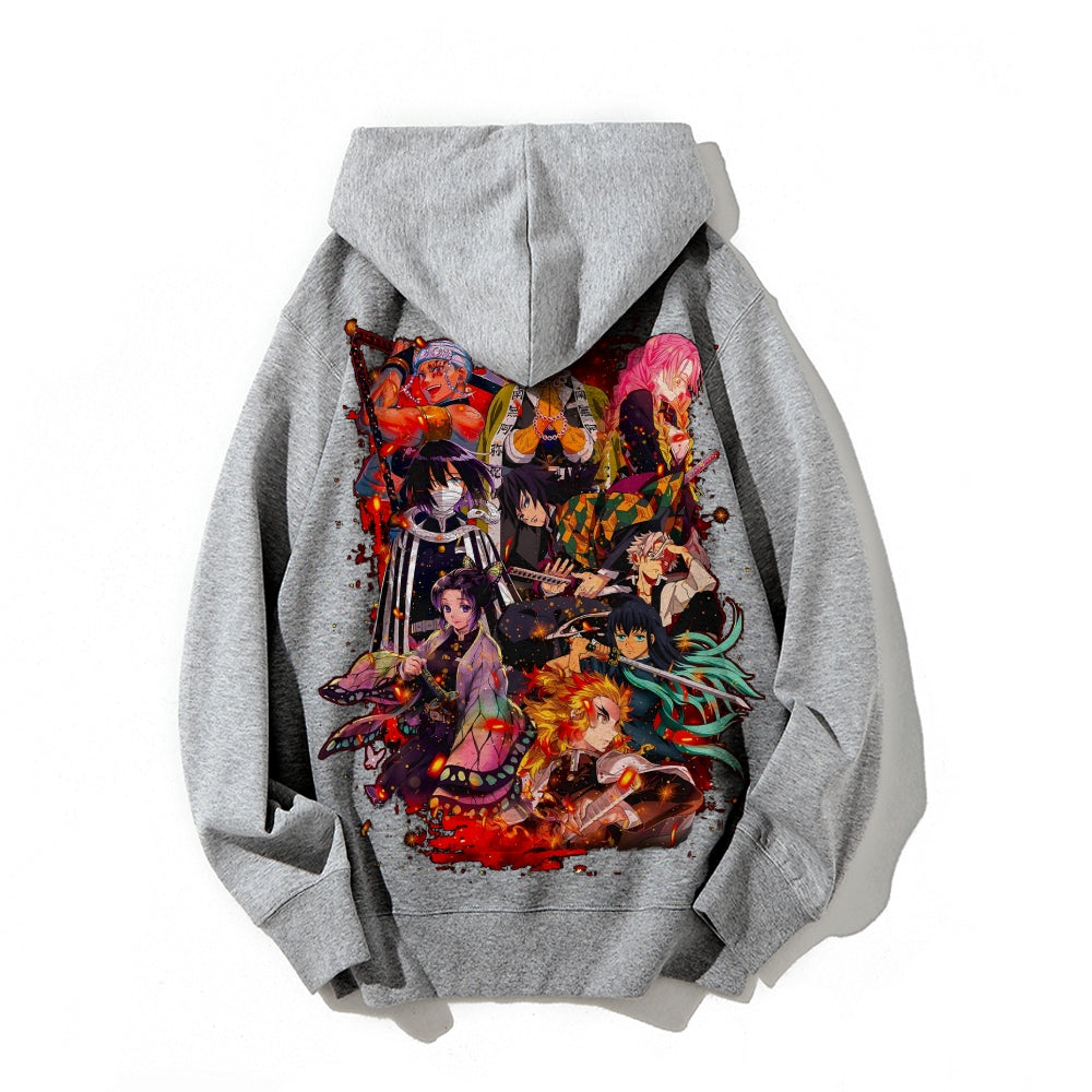 Demon Slayer Cotton Unisex Anime Hoodie