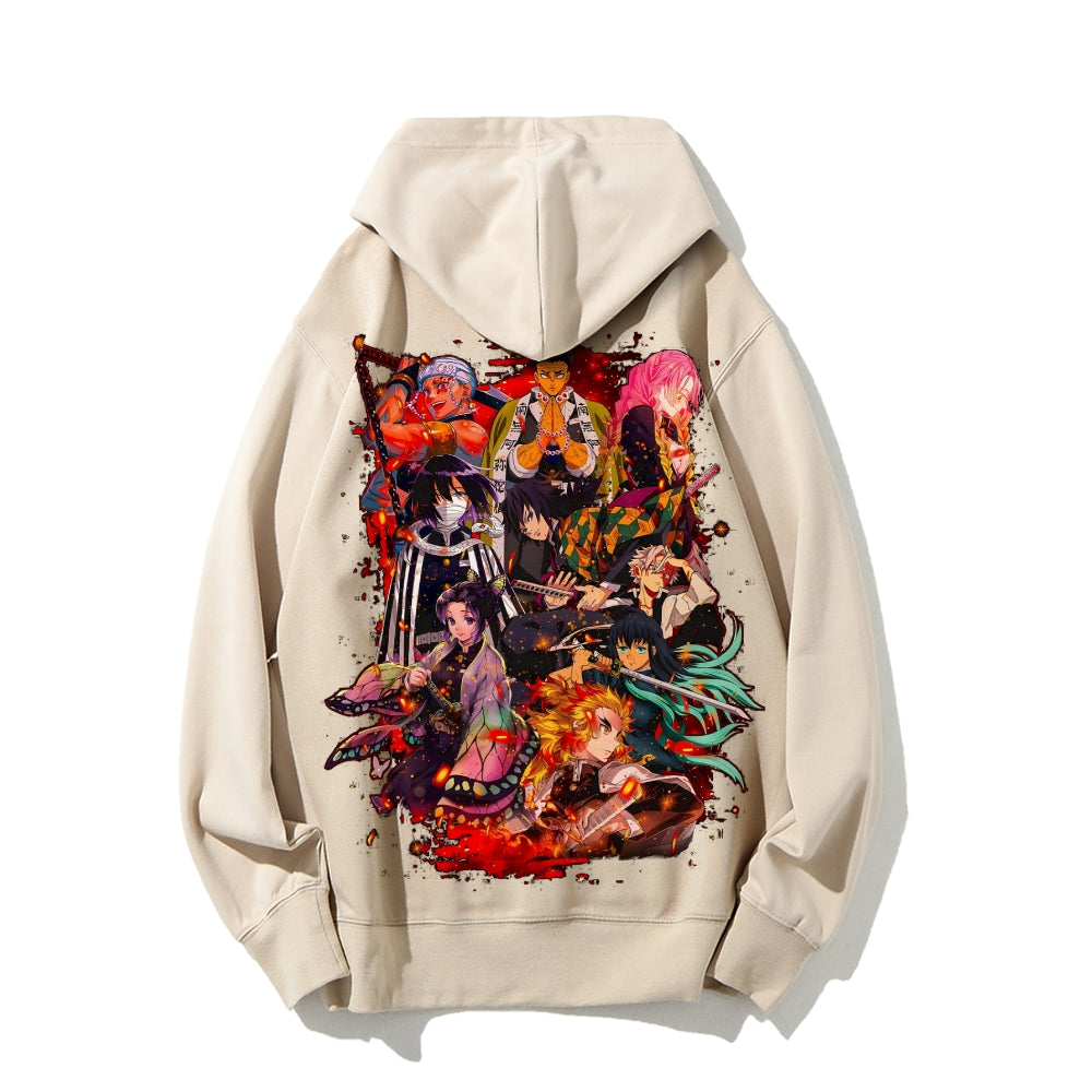 Demon Slayer Cotton Unisex Anime Hoodie