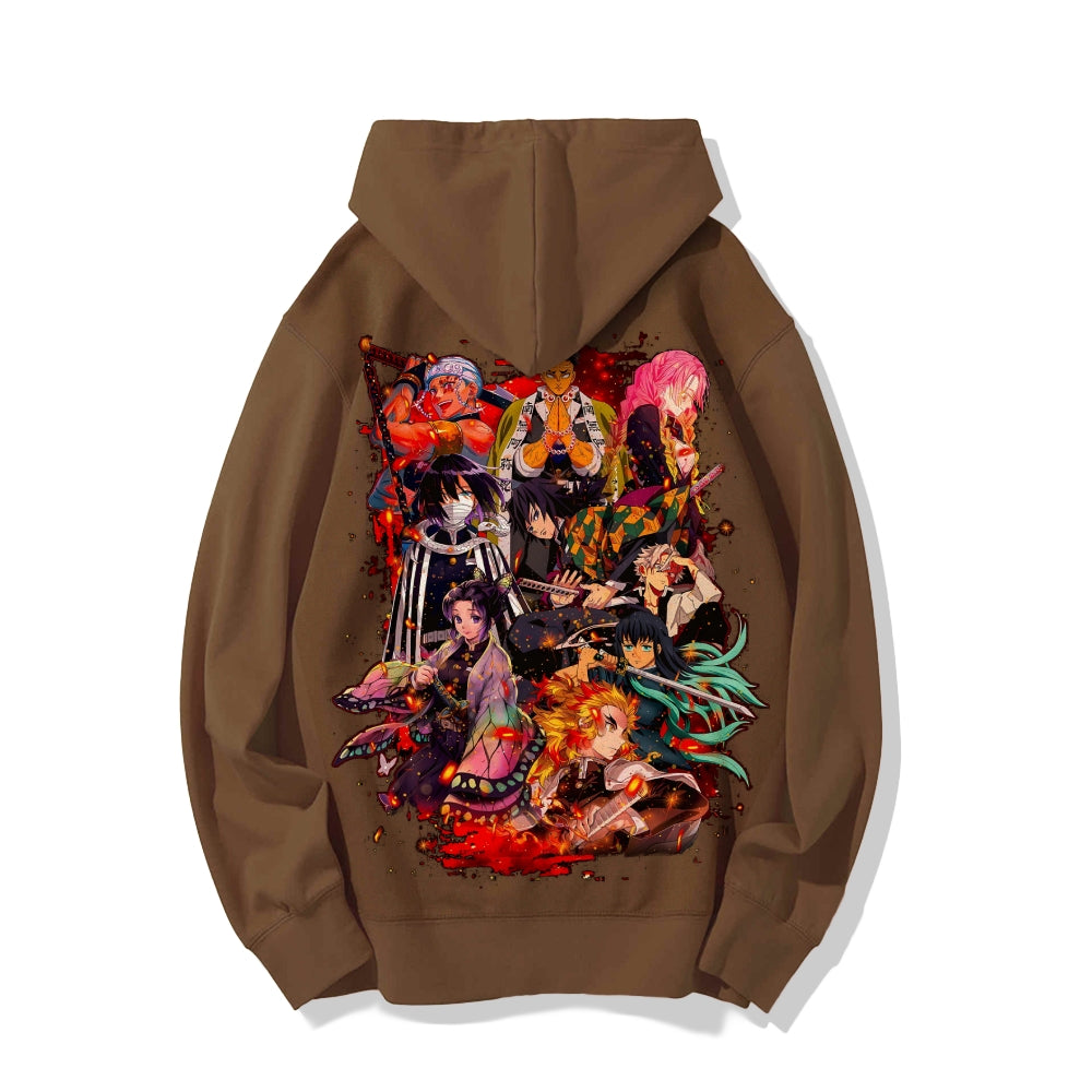 Demon Slayer Cotton Unisex Anime Hoodie