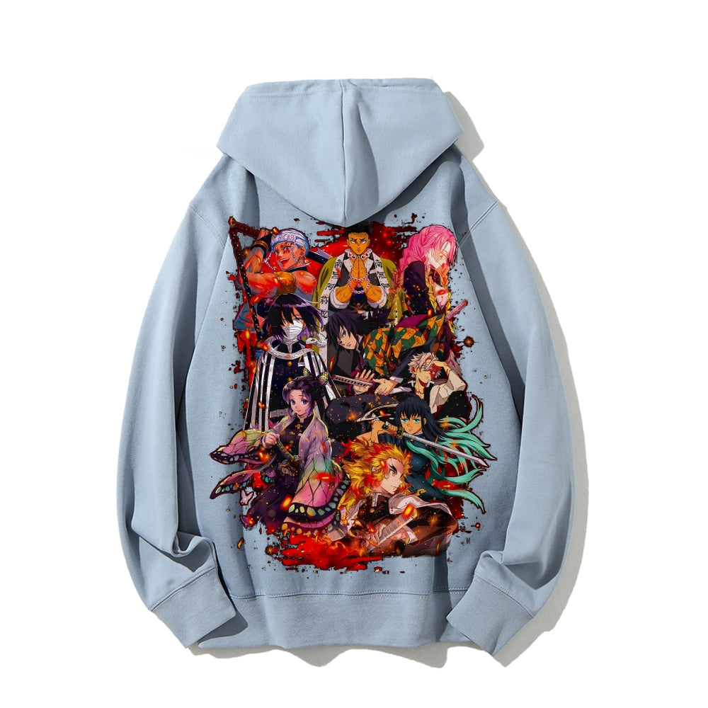 Demon Slayer Cotton Unisex Anime Hoodie