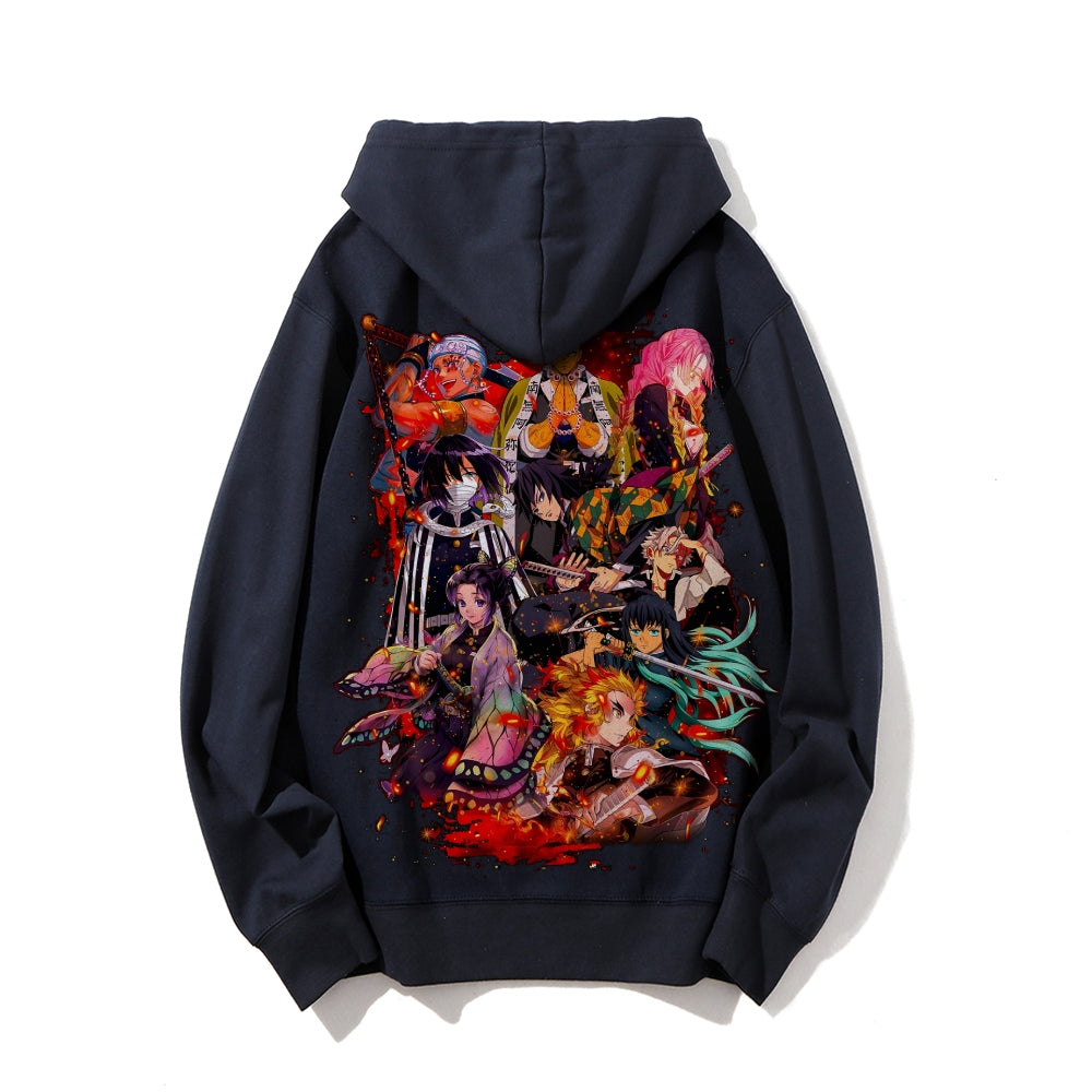 Demon Slayer Cotton Unisex Anime Hoodie