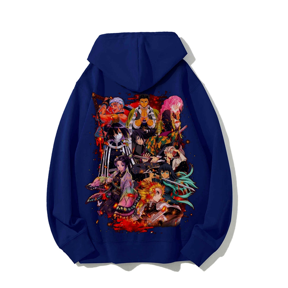 Demon Slayer Cotton Unisex Anime Hoodie
