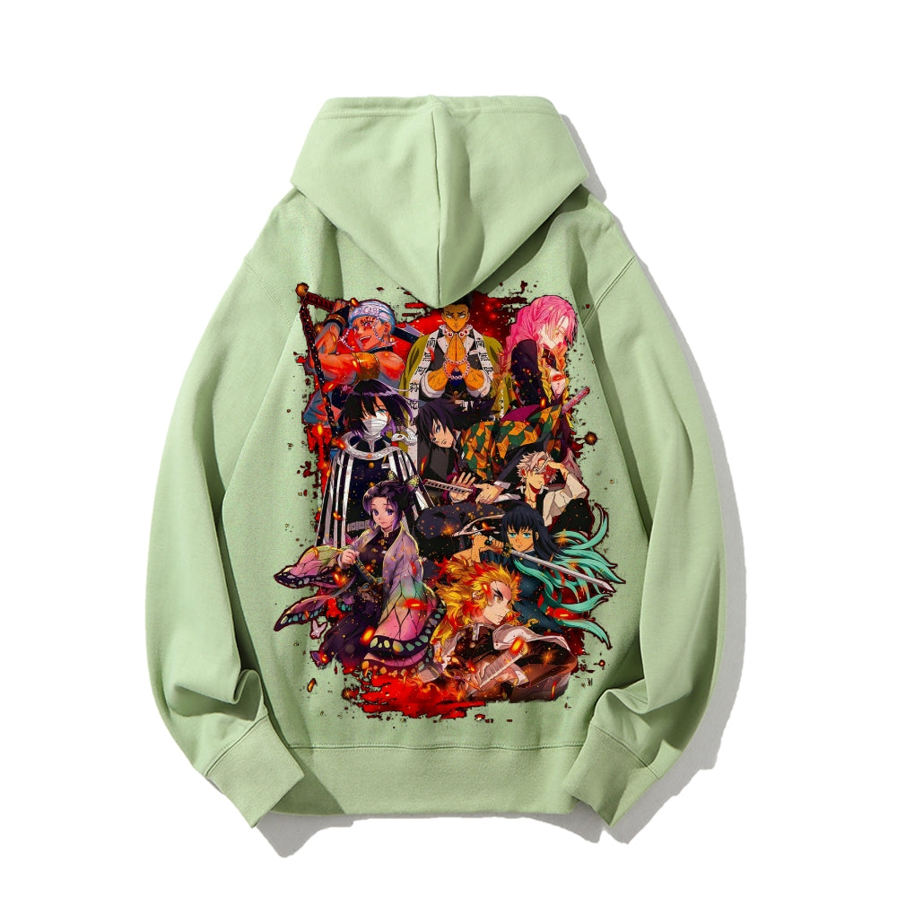 Demon Slayer Cotton Unisex Anime Hoodie