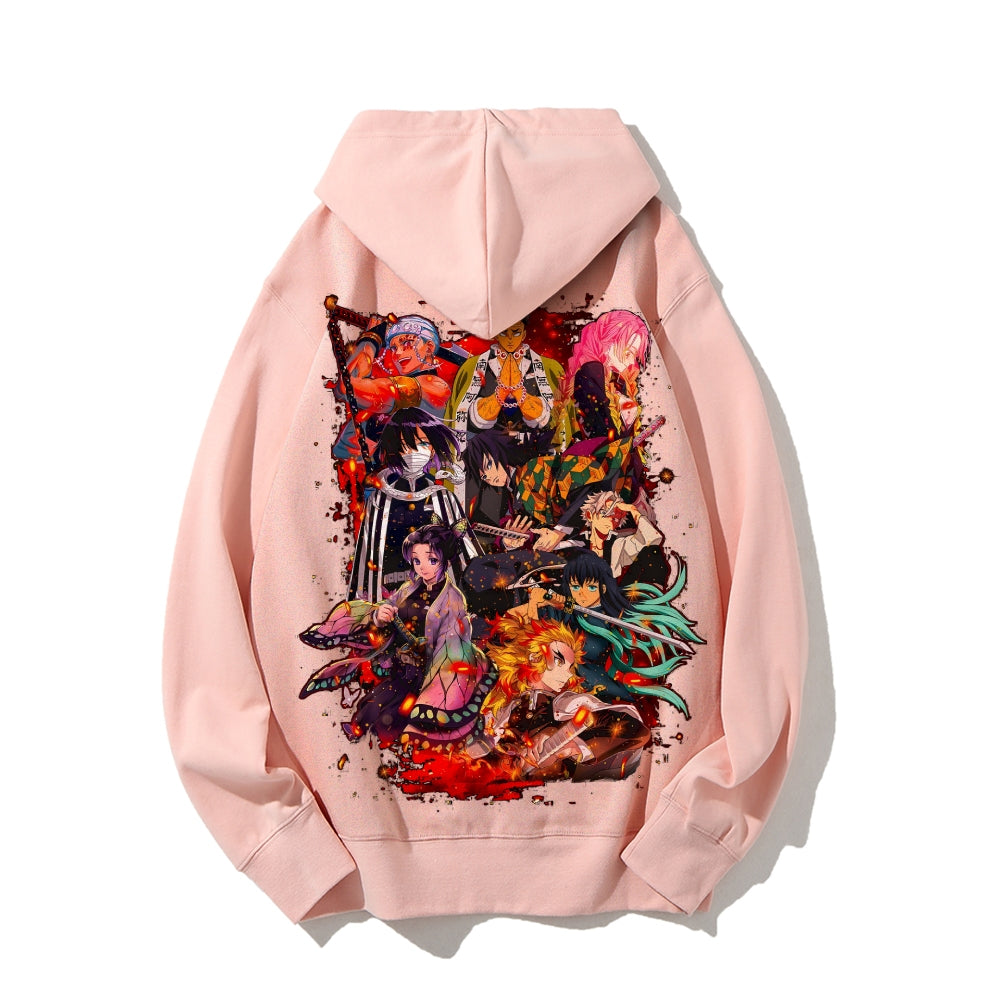 Demon Slayer Cotton Unisex Anime Hoodie