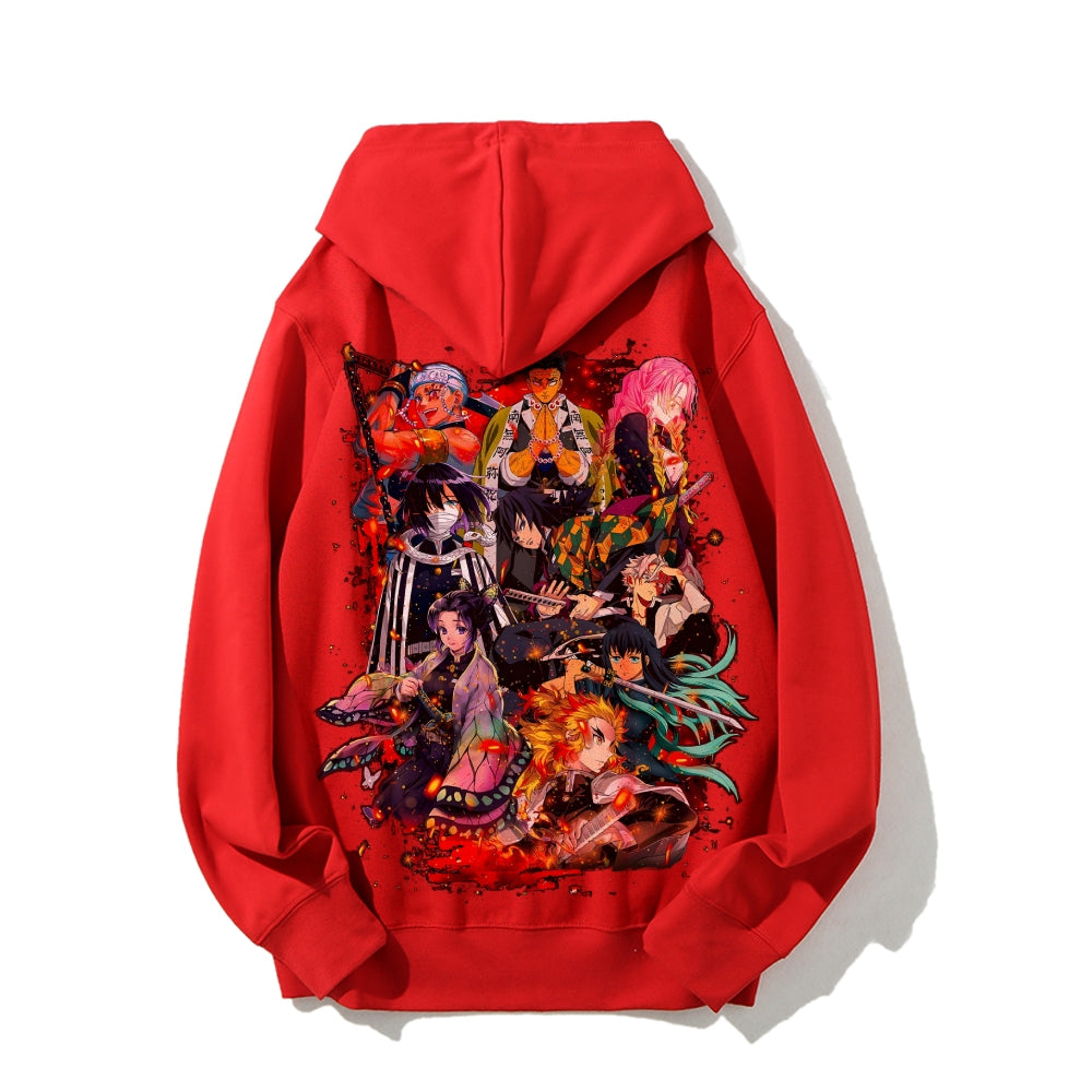 Demon Slayer Cotton Unisex Anime Hoodie