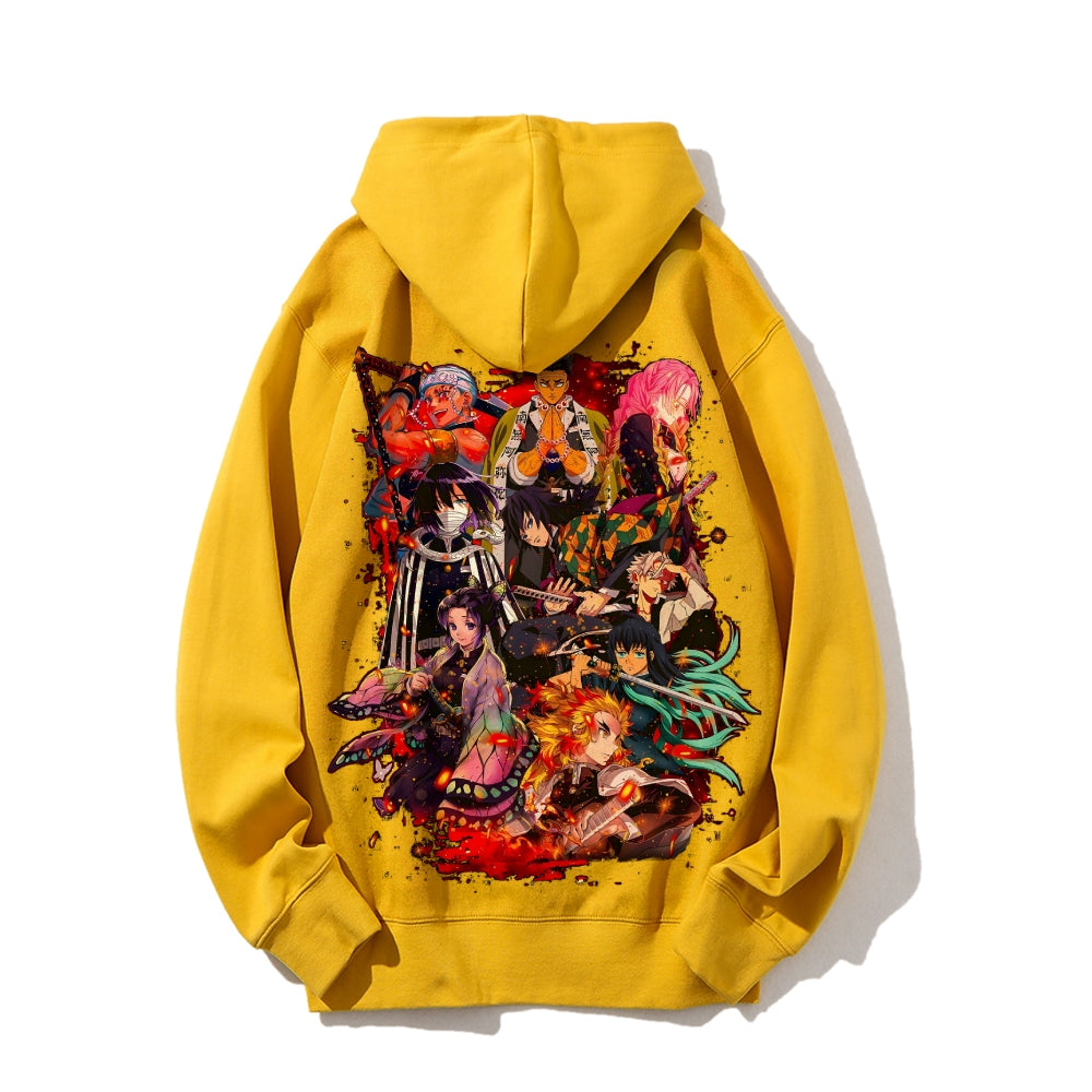 Demon Slayer Cotton Unisex Anime Hoodie