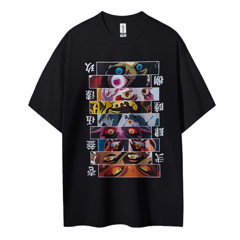 Demon Slayer Cotton Unisex Crew Neck Anime T-Shirt