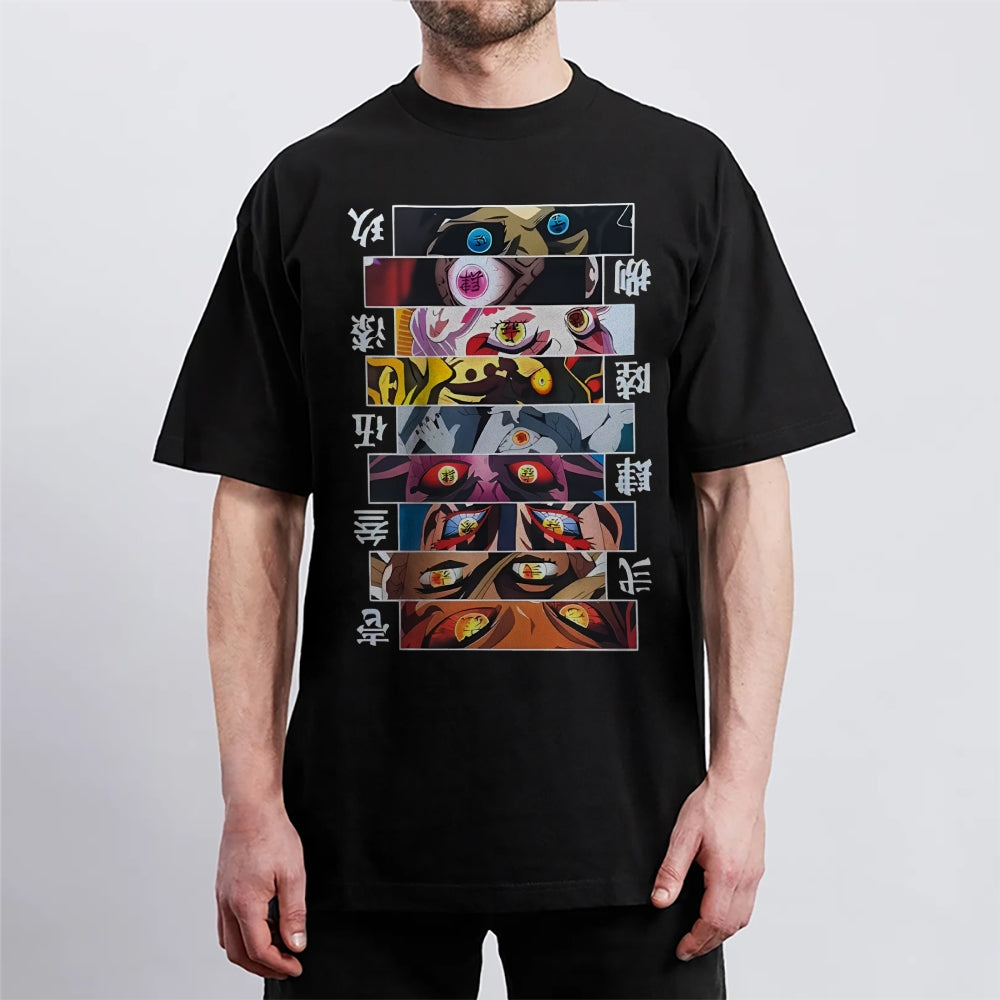 Demon Slayer Cotton Unisex Crew Neck Anime T-Shirt