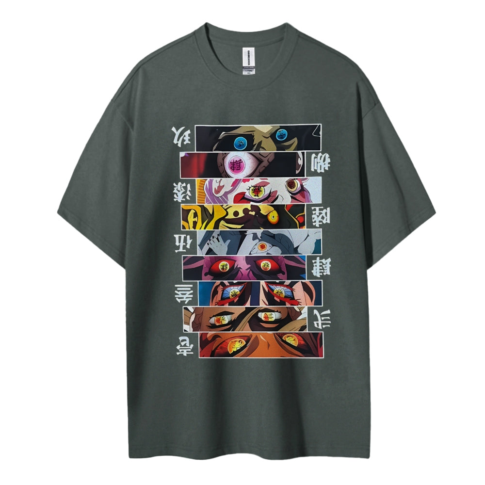 Demon Slayer Cotton Unisex Crew Neck Anime T-Shirt