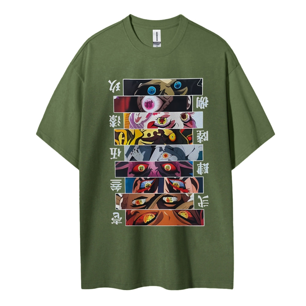 Demon Slayer Cotton Unisex Crew Neck Anime T-Shirt