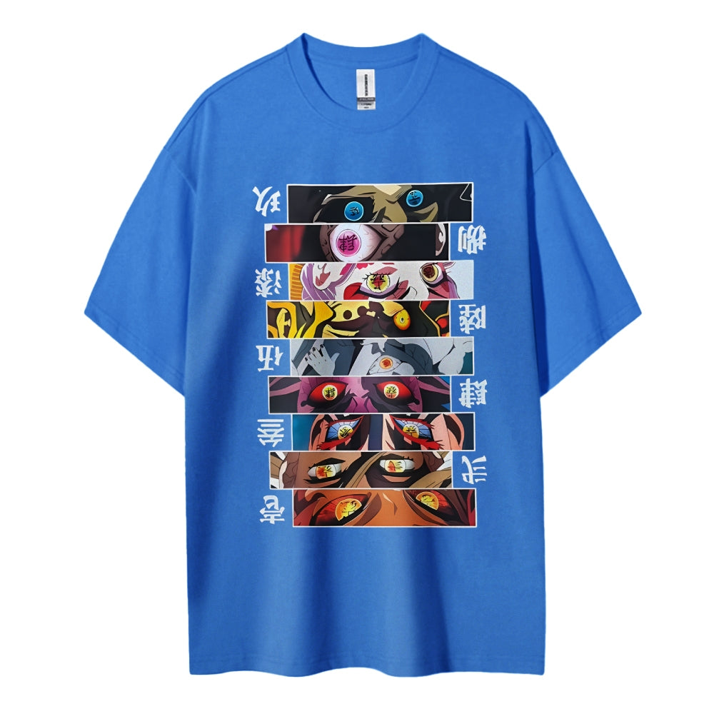 Demon Slayer Cotton Unisex Crew Neck Anime T-Shirt