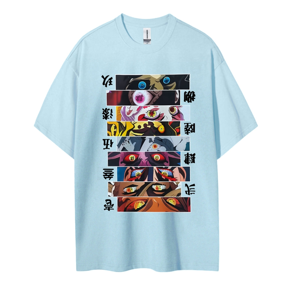 Demon Slayer Cotton Unisex Crew Neck Anime T-Shirt