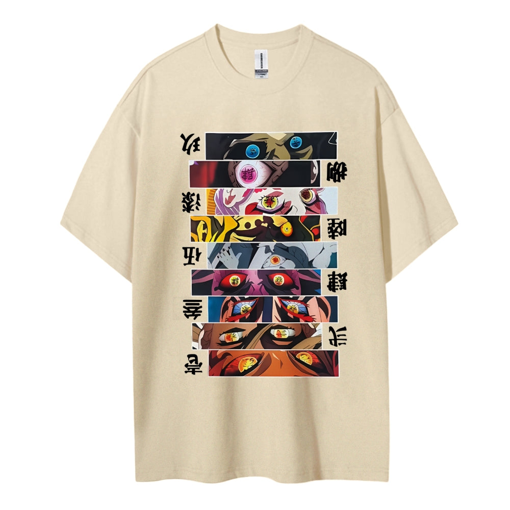 Demon Slayer Cotton Unisex Crew Neck Anime T-Shirt