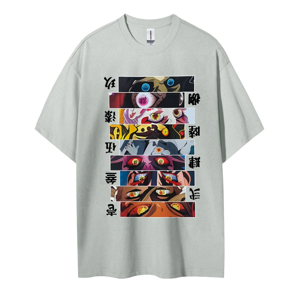 Demon Slayer Cotton Unisex Crew Neck Anime T-Shirt