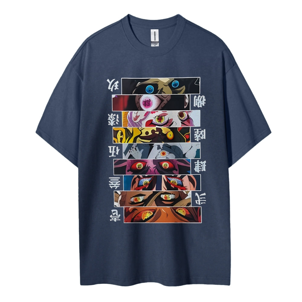 Demon Slayer Cotton Unisex Crew Neck Anime T-Shirt
