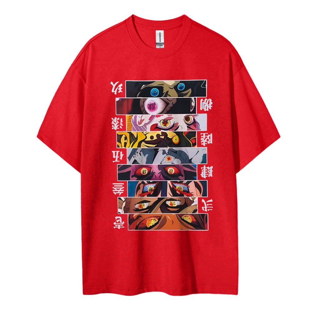 Demon Slayer Cotton Unisex Crew Neck Anime T-Shirt