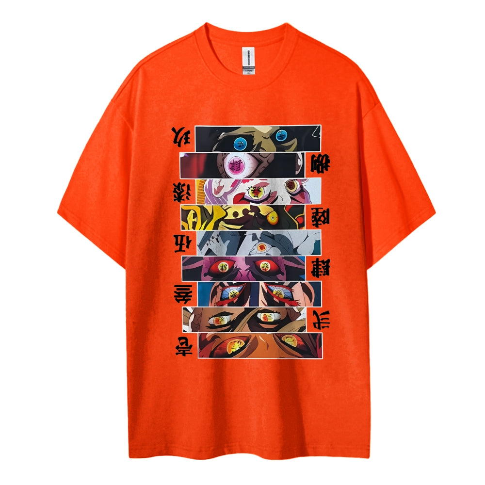 Demon Slayer Cotton Unisex Crew Neck Anime T-Shirt