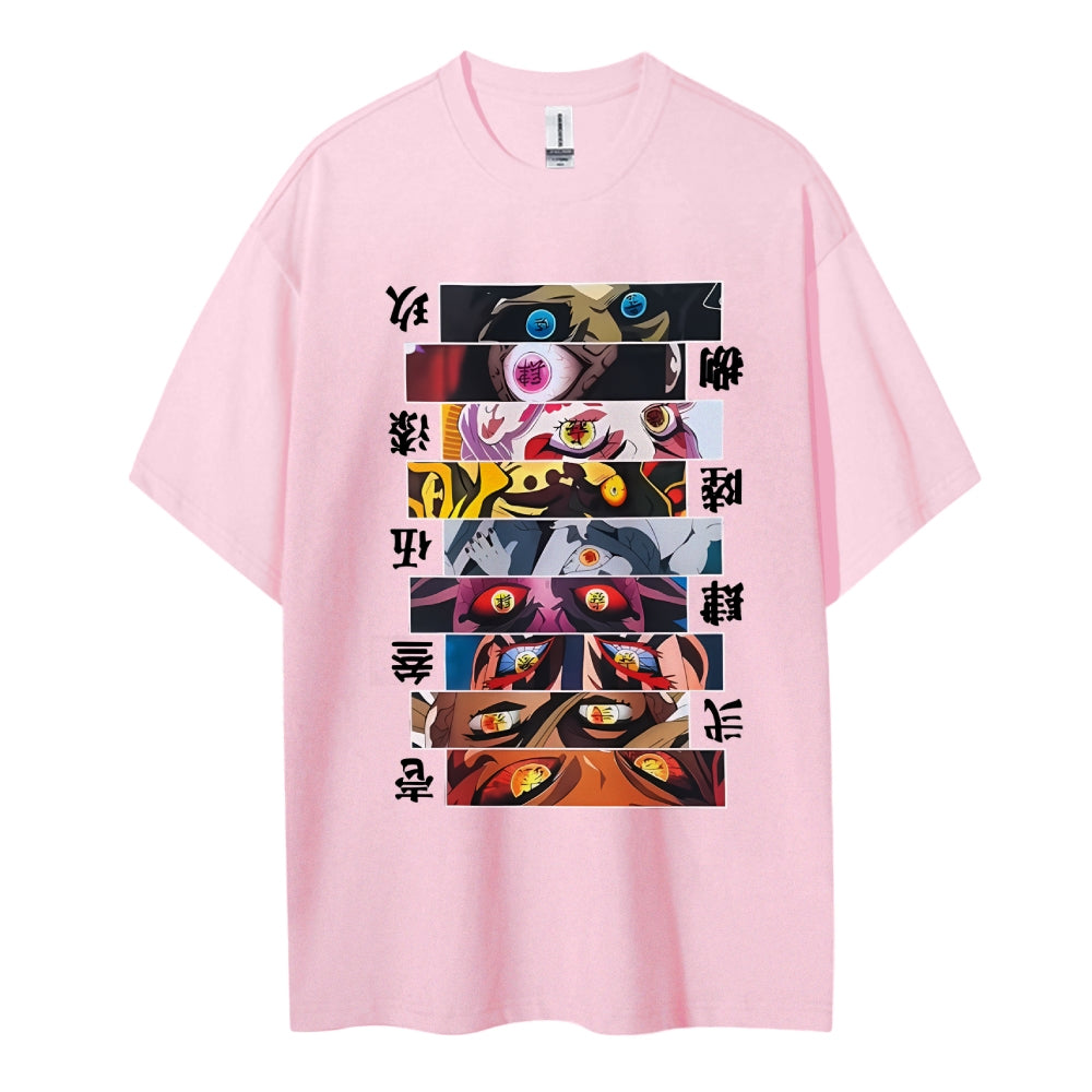 Demon Slayer Cotton Unisex Crew Neck Anime T-Shirt