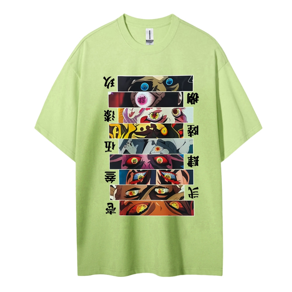 Demon Slayer Cotton Unisex Crew Neck Anime T-Shirt