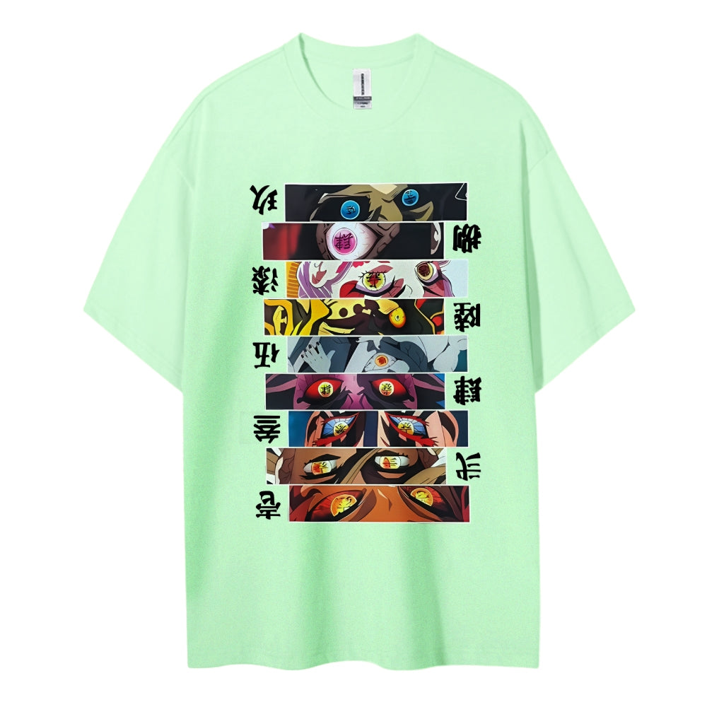 Demon Slayer Cotton Unisex Crew Neck Anime T-Shirt