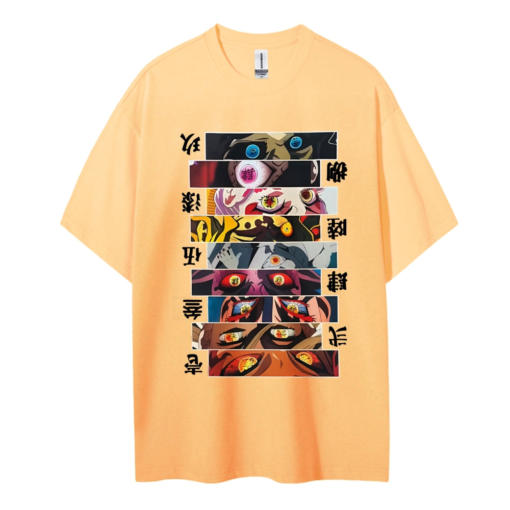 Demon Slayer Cotton Unisex Crew Neck Anime T-Shirt