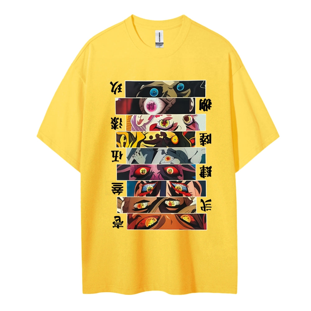 Demon Slayer Cotton Unisex Crew Neck Anime T-Shirt