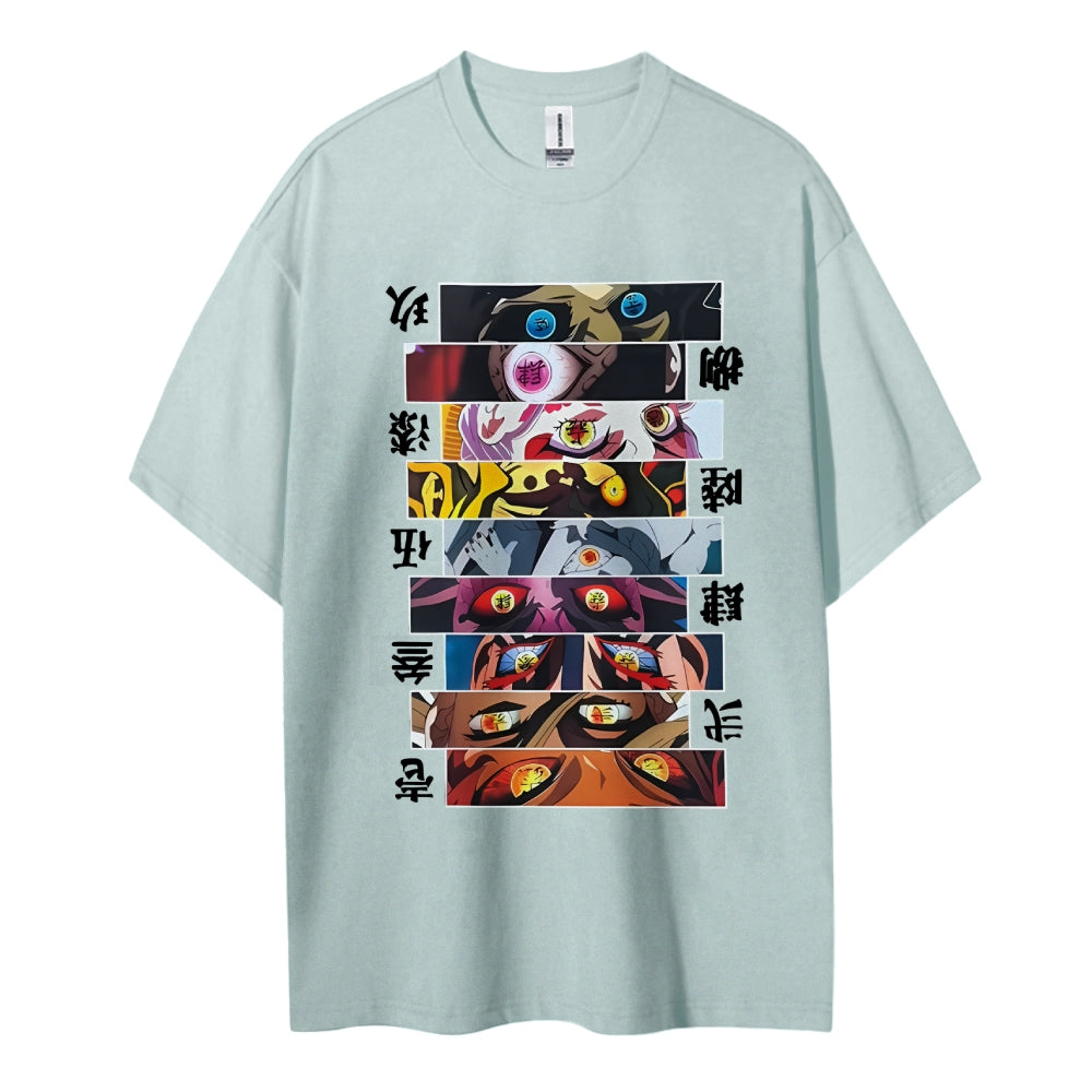 Demon Slayer Cotton Unisex Crew Neck Anime T-Shirt