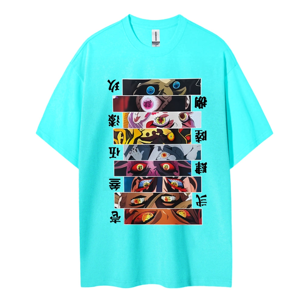 Demon Slayer Cotton Unisex Crew Neck Anime T-Shirt