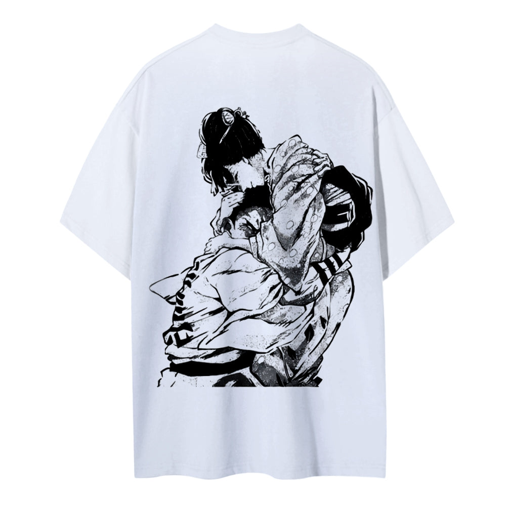 Demon Slayer Cotton Unisex Crew Neck Anime T-Shirt