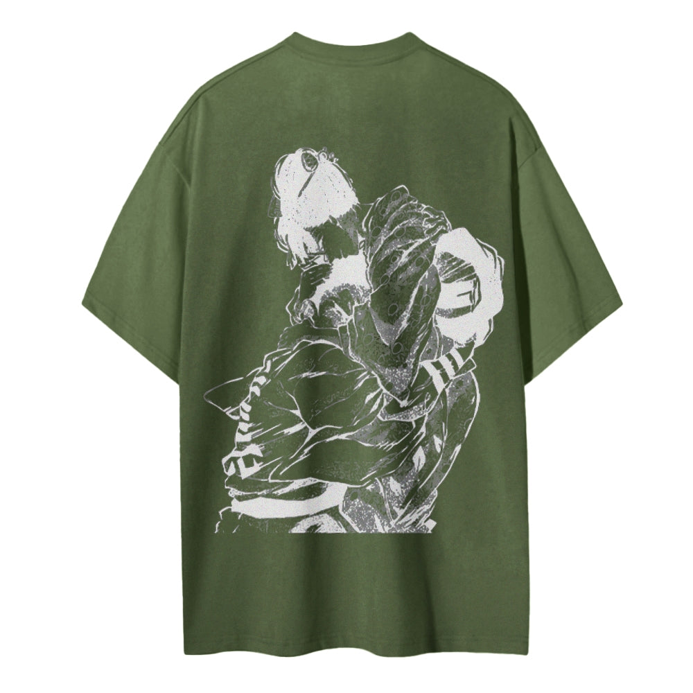 Demon Slayer Cotton Unisex Crew Neck Anime T-Shirt