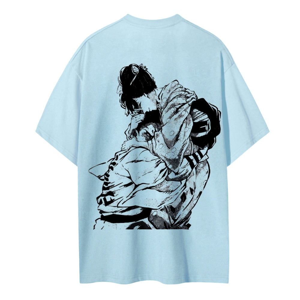 Demon Slayer Cotton Unisex Crew Neck Anime T-Shirt