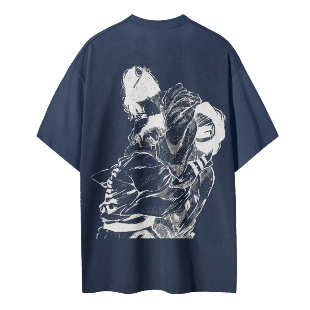Demon Slayer Cotton Unisex Crew Neck Anime T-Shirt