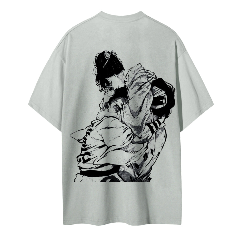 Demon Slayer Cotton Unisex Crew Neck Anime T-Shirt