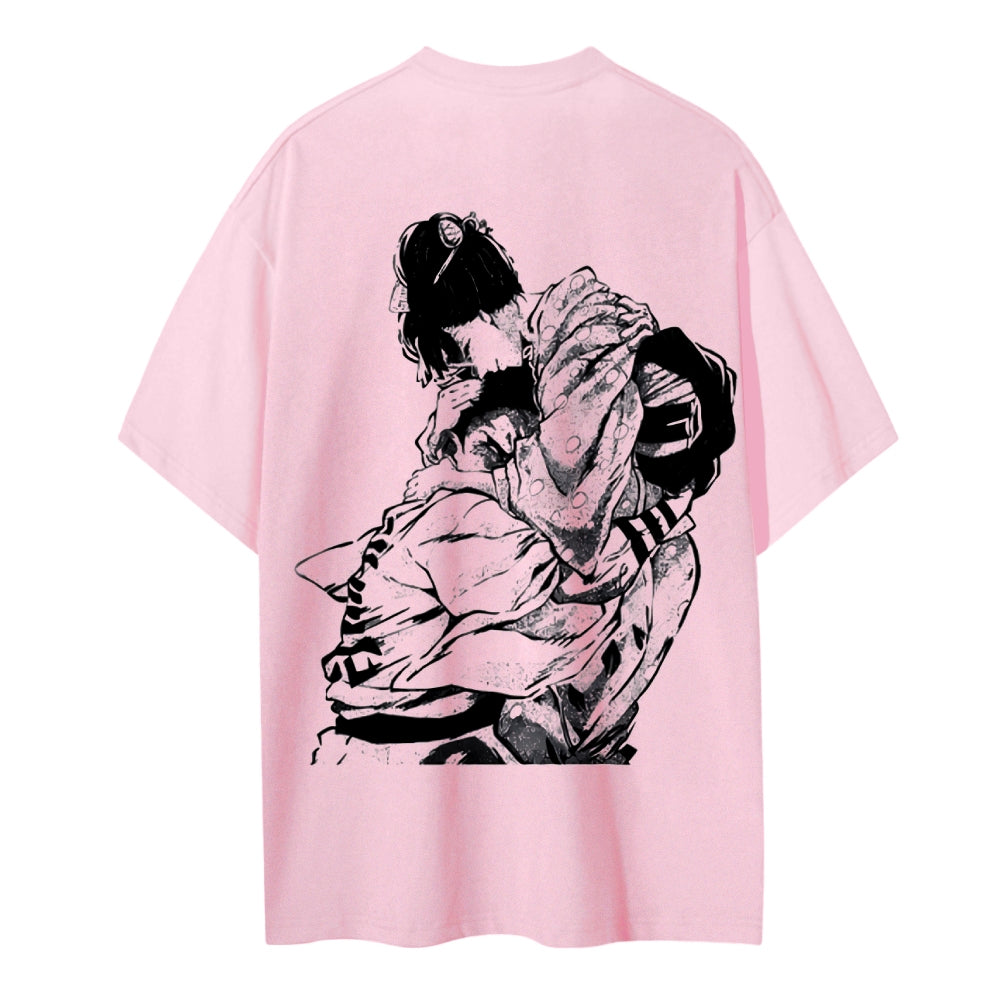 Demon Slayer Cotton Unisex Crew Neck Anime T-Shirt