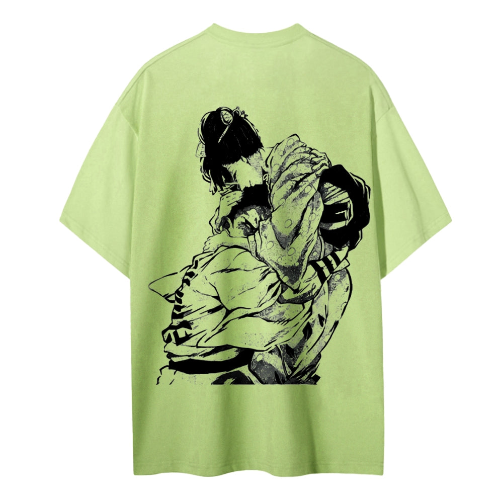 Demon Slayer Cotton Unisex Crew Neck Anime T-Shirt