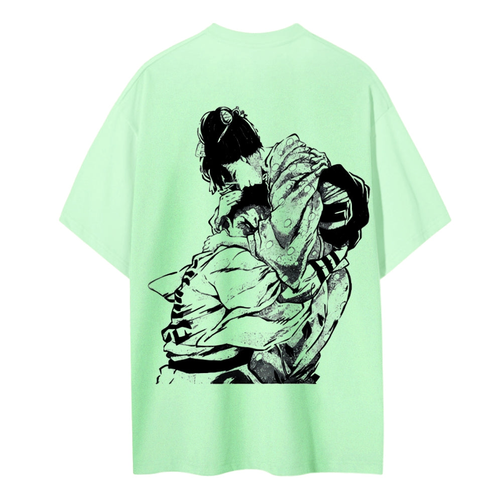 Demon Slayer Cotton Unisex Crew Neck Anime T-Shirt