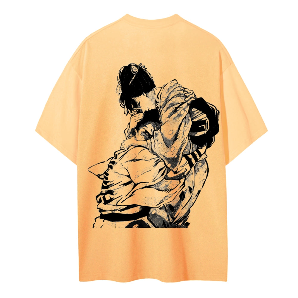 Demon Slayer Cotton Unisex Crew Neck Anime T-Shirt