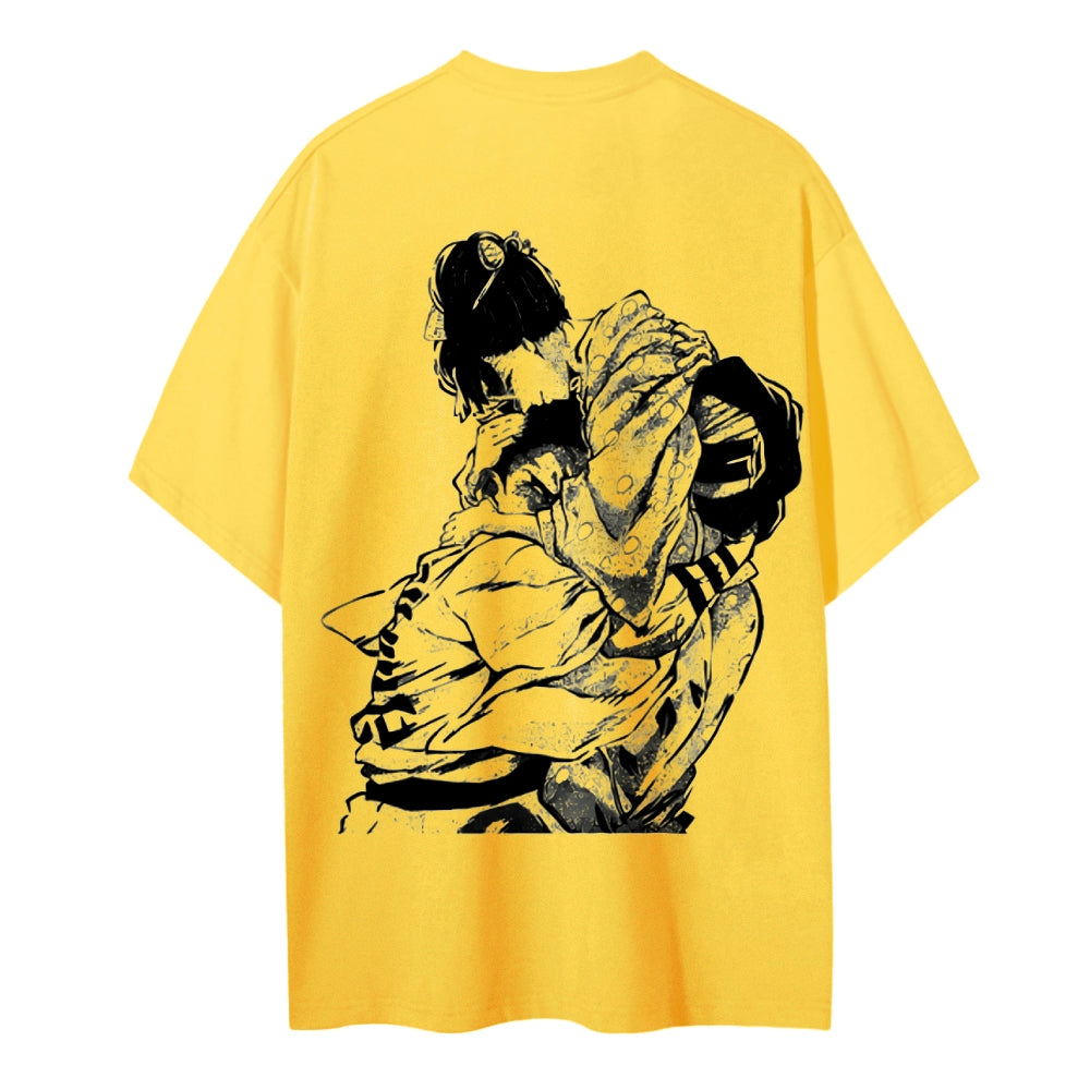 Demon Slayer Cotton Unisex Crew Neck Anime T-Shirt