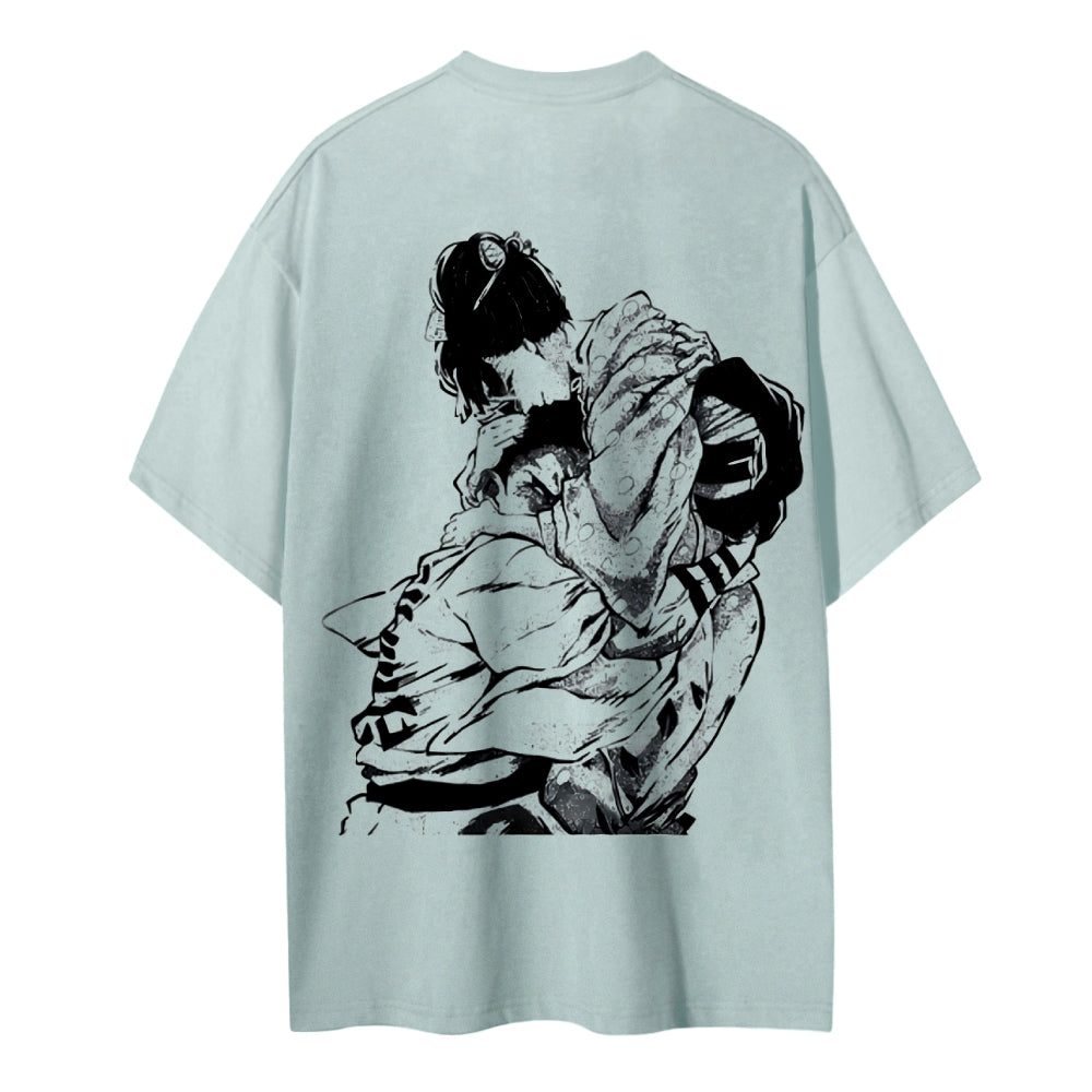 Demon Slayer Cotton Unisex Crew Neck Anime T-Shirt