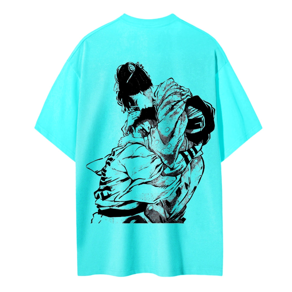 Demon Slayer Cotton Unisex Crew Neck Anime T-Shirt